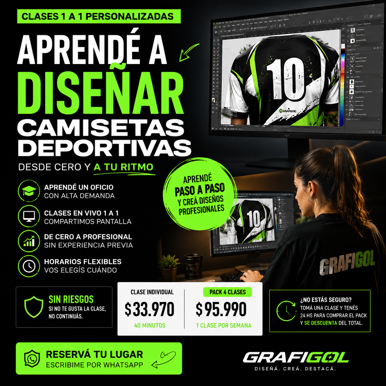 CLASE PERSONALIZADA DISEÑO DE CAMISETAS