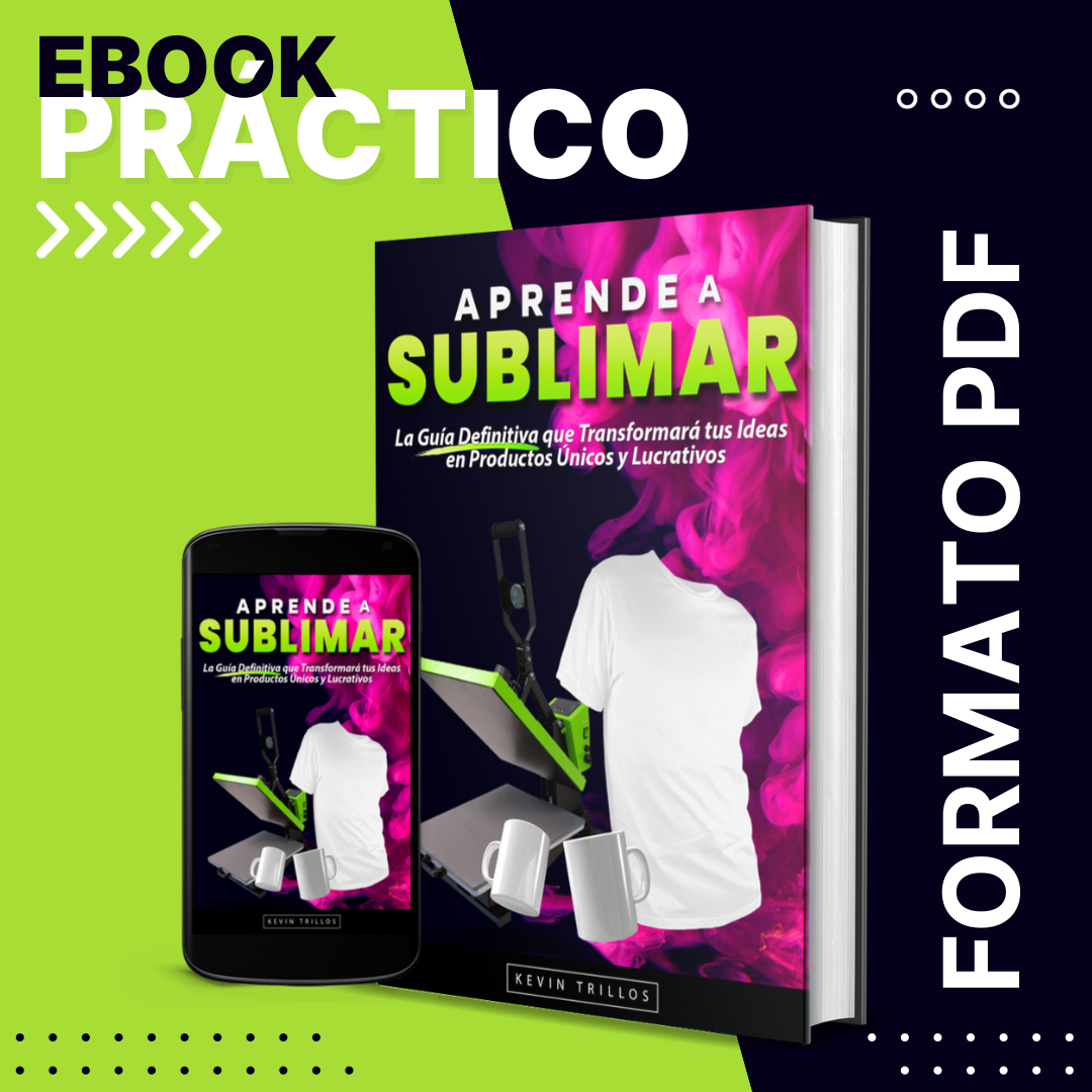 PACK PREMIUM Sublimación desde CERO + de 100 Moldes y Patrones Gratis-