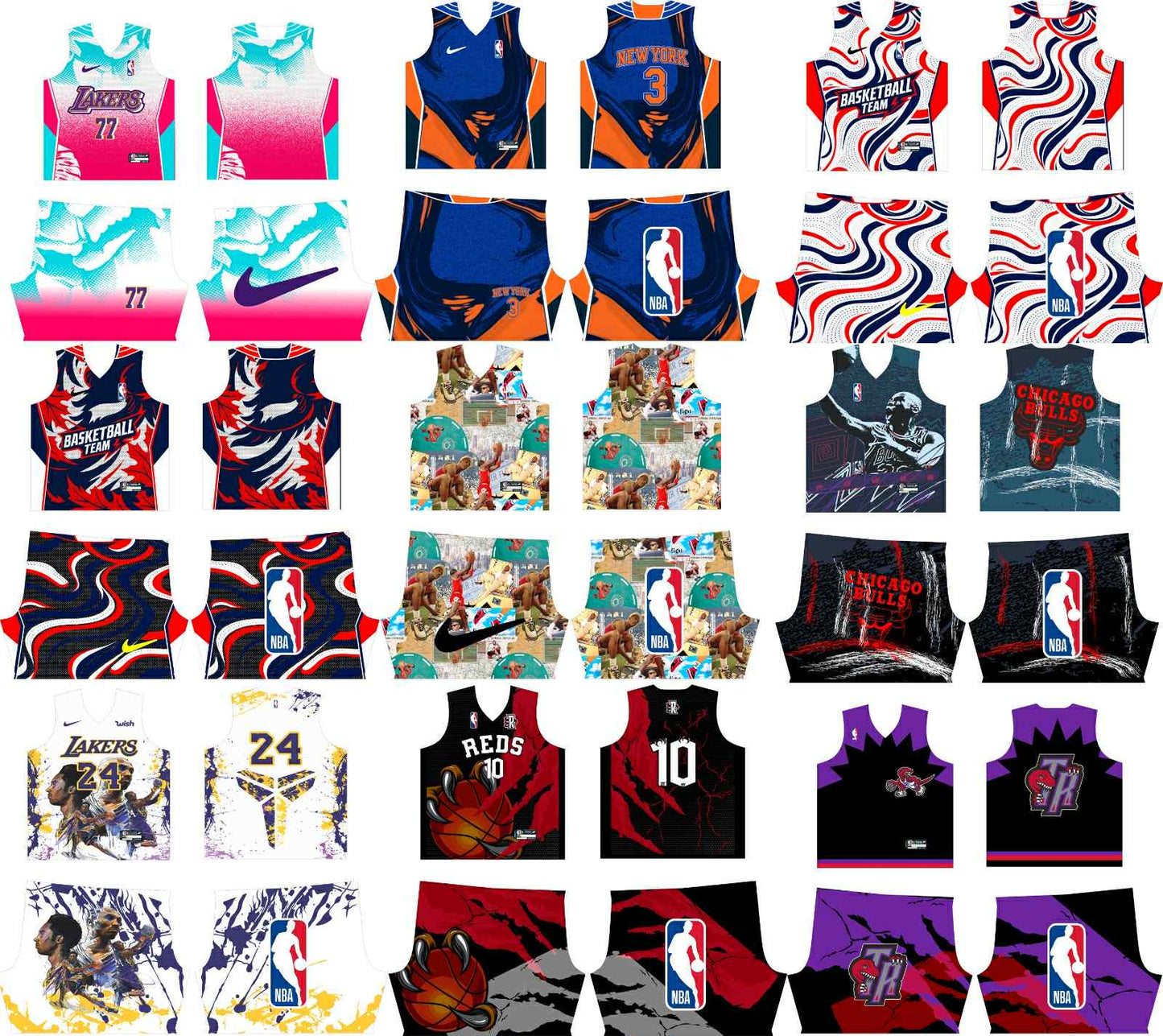 Pack Diseños NBA- el mas buscado del momento!